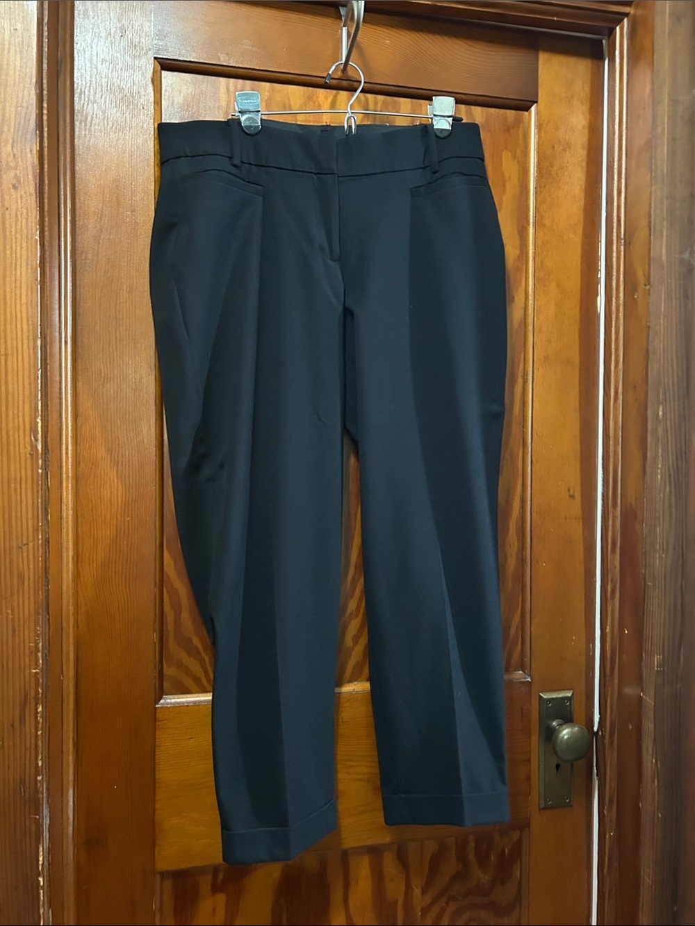 Lane Bryant Classic Black Women's Cropped Dress Pants